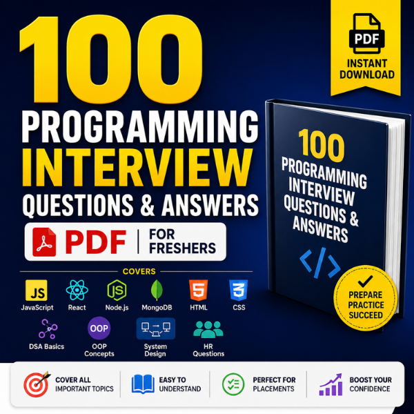 100 Programming Interview Questions & Answers PDF
